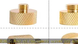 Camera Screw Mount Set, PAMOWO 26Pcs 1/4 Inch and 3/8 Inch Converter Threaded Screws Adapter Flash