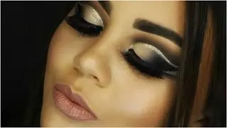 Maquiando Cliente #1 - Double Cut Crease com Glitter