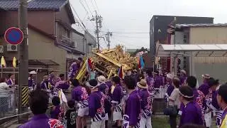 平成26年 富田の鯨船　北島組神社丸　町練り