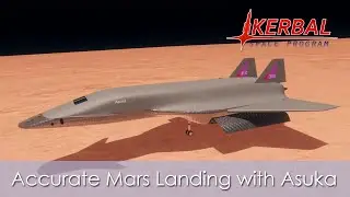 Точная посадка на Марс с помощью космического самолета Asuka (KSP-RSS)
