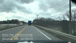 Road Trip: Jefferson Pike in Smyrna, Tennessee. February 2023.