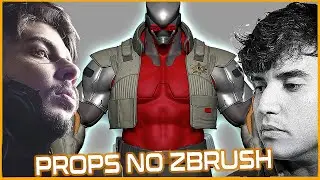 COMO CRIAR ROUPAS NO ZBRUSH PARA CONCEPT ART!