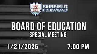 Board of Education (Special Meeting) - 1/21/2026