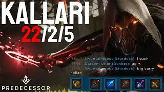 Predecessor Kallari HIGH KILL JUNGLE GAMEPLAY - POWER & CRIT BUILD - 22/2/5