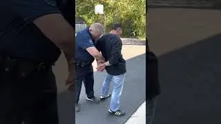 Quick handcuff from stairs