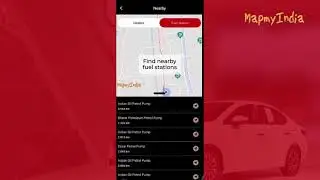 A global carmarker's consumer app uses MapmyIndia APIs and SDKs to offer a connected car experience