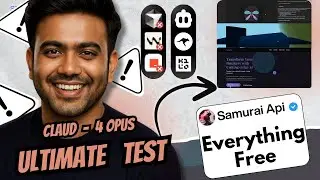 Claude Opus 4 Testing + Free Api 🔥 Claude 4 Opus Free API + Roo, Cline, Kilo &ndash; Still Ultimate?