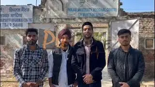 Panjab University Regional Centre Muktsar is crying. Deteriorated Conditions!!