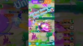 Gardevoir 5 KO-Streak with Unite move🔥#pokemonunite#gameplay#like#shortsfeed#subscribe#viral#gaming