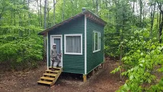 1 Year Alone Building a Treehouse in the Wild | From Start to Finish