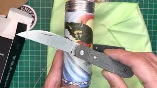 Unboxing the Jack Wolf Knives Laid Back Jack -- Modern Swayback Slip Joint