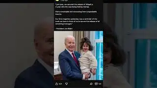 Joe Biden & Little Girl Hamas Victim @JohnKitoverPodcast