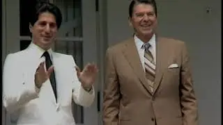 President Reagan Meeting with President Gemayel of Lebanon on July 22, 1983