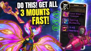 Use Secret Method to Get All 3 Love Is in the Air Mounts FAST - Beat RNG! WoW Midnight Mounts