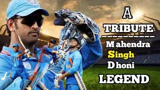 🔥A Final Tribute To MSD😎|Legend Cricketer Mahendra Singh Dhoni