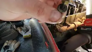 Caterpillar 3126E Injector Replaced