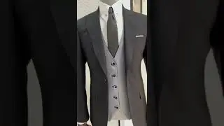 Modern Suits for Men: Turn heads in HolloMen's black suit. Power, elegance, style 🔥🕴️ #BlackSuit