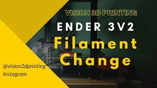 Filament change ender 3 v2 using CURA
