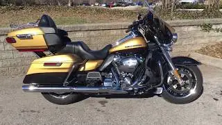 2017 Harley-Davidson Ultra Limited in Black and Gold