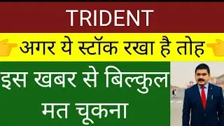 Trident share news, Trident stock analysis news, Trident share news today, Trident share, Trident,