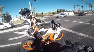 KTM Superduke vs KTM RC8