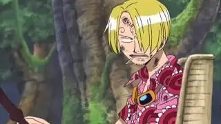 One Piece   Luffy imita a Zorro y a Sanji Audio Castellano] (Cap&iacute;tulo 164)