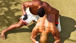 Anthony Joshua vs Jake Paul Backyard Brawl FULL FIGHT | UFC 4 AI Simulation (CPU vs CPU)