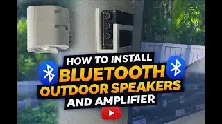 Установка уличных Bluetooth-динамиков и усилителя | Сделай сам | Polk Audio Atrium 6 | Fosi | Инс...