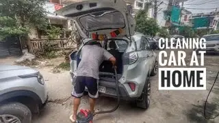 Dry clean your car at home🫨🫨 || Tata nexon || Modified nexon || Alloy wheels  subscribe krlo