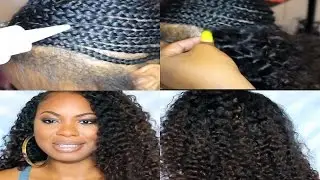 Affordable AliExpress Hair| Getting Queen Weave Beauty Tight Curly Install + Initial Thoughts