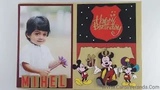 DIY Baby Album ideas | Baby Album DIY| Baby Photo Album DIY - Baby Album By Cards Veranda - B16