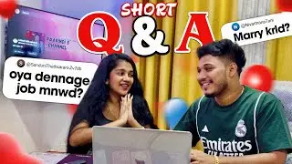Couple Q&A: Answering the some Most Asked Questions | Fun, Honest & Relatable Moments  දෙවැනි Q&A එක
