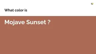 Mojave Sunset color #aa6a53 hex color - Orange color - Cool color aa6a53