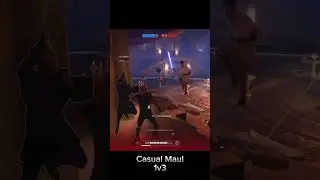 Casual Maul 1v3 against Luke, Anakin & Obi Wan