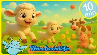Das Kleine Schaf 🐑🌼 Farben und Blumen + Liedersammlung | Lustige Kinderlieder | Kleine Leuchtkäfer