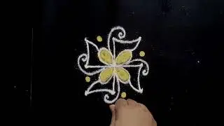 उद्या वैशाख सोमवार विशेष रांगोळी, Small Easy Monday Rangoli Muggulu , Kolam, Daily Rangoli