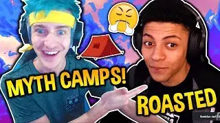 NINJA SAYS MYTH'S A CAMPER!! MYTH ROASTS HIM BACK! FORTNITE BEEF! Fortnite SAVAGE Moments!