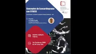 Conceptos de Ecocardiograma con ESTRÉS - Dr. Claudio Marigo - 2° Ateneo FDCVR 2024