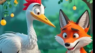 The fox and the crane#moralstories#moralvalues #lifelessonsforkids