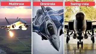 Multirole Omnirole Swing-role Fighter Jets explained #airforce #defence #facts #factsinhindi@warlogs