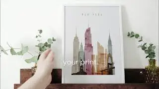 New York Skyline Art Prints | Manhattan Cityscape Wall Decor | NYC Gift Ideas 2025