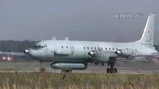 взлёт Ил-20М RF-95979 Кубинка 2018