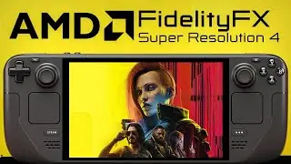FSR4 Steam Deck Cyberpunk 2077 Performance Tested: First Look