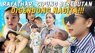 NAGITA KEWALAHAN!JALAN2 SEPANJANG SINGAPORE GENDONG CIPUNG&GANDENG RAFATHAR,CIPUNG SEDIH KANGEN PAPA