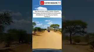 How Rigathi Gachagua motorcade arrived at Kalonzo Musyoka home in Muuna Tseikuru