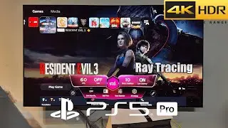 Resident Evil 3 PS5 Pro Gameplay With LG Oled TV 4K (Ray Tracing 60FPS)
