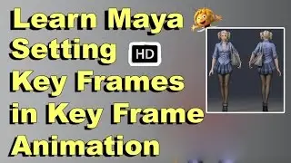 Learn Maya HD | Setting Key Frames in Key Frame Animation | Maya Autodesk 3D Basics Animation HD |