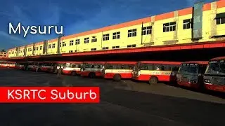 Mysore Bus stand || Mysore Bus stand KSRTC Suburb || Mysore Bus station Karnataka India