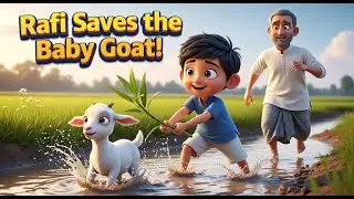 Rafi Saves the Baby Goat 🐐 | 3D Pixar-Style Animated Kids Story | Bengali Village Adventure #1