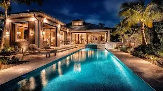 Night Pool Jazz 🌅 Smooth Jazz Music by the Ocean for Relaxation, Calm, Study & Peaceful Evenings